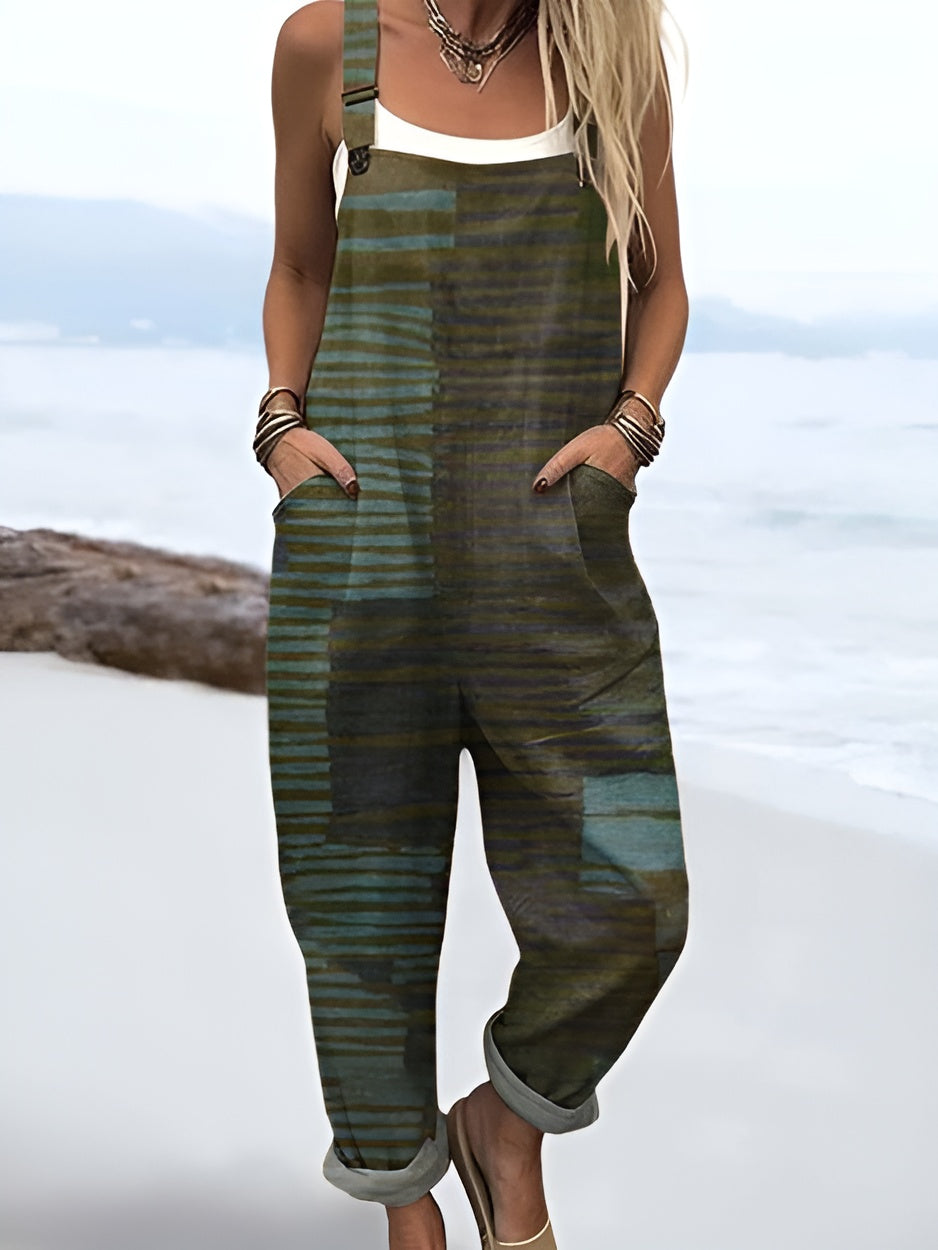 Ysée – Lässiger gestreifter Sommer-Overall