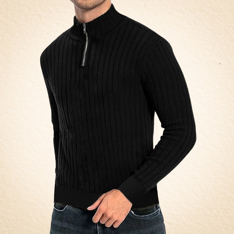 Zaccheo – Lässiger Rollkragenpullover mit Reißverschluss