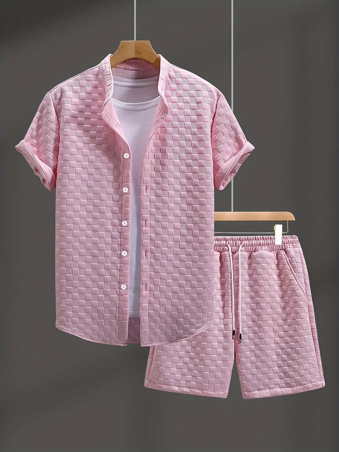 Zane – Casual Summer Set of Short Sleeve Shirt and Shorts