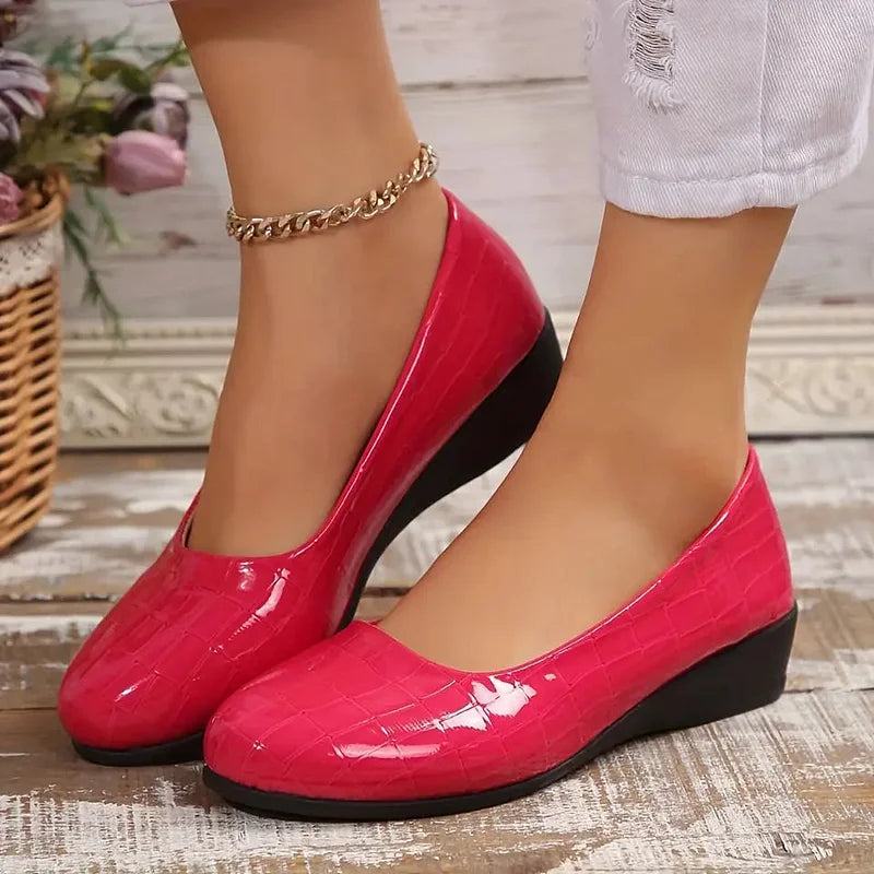 Zatia – Atmungsaktive Keilschuhe aus Leder
