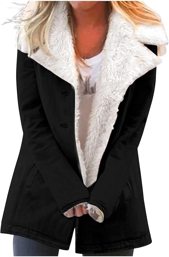 Zayna – Comfortable Coat with Long Sleeves