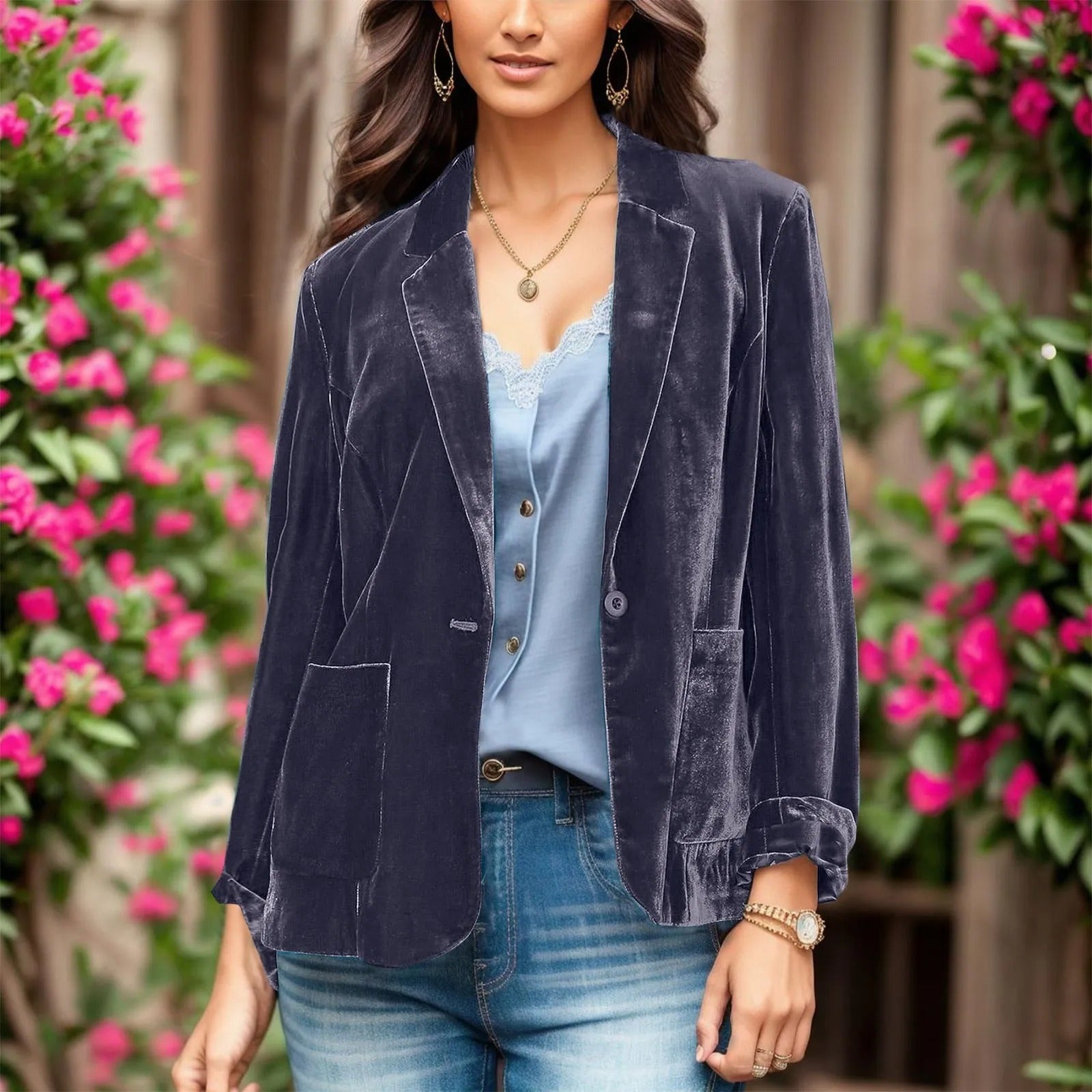 Zelda – Long-Sleeve Revers Coat