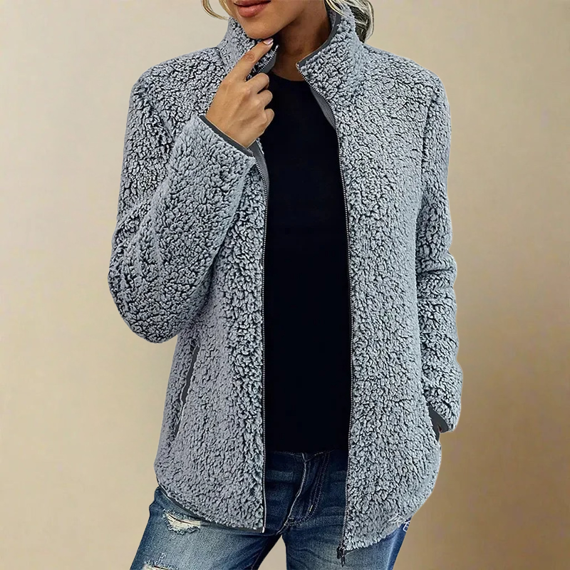 Zena – Fleecejacke mit doppelten Taschen
