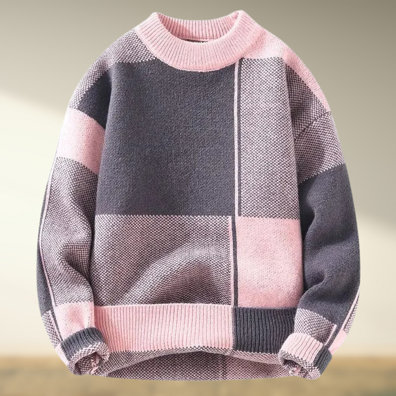 Zharif – Round Neck and Long Sleeves Sweater