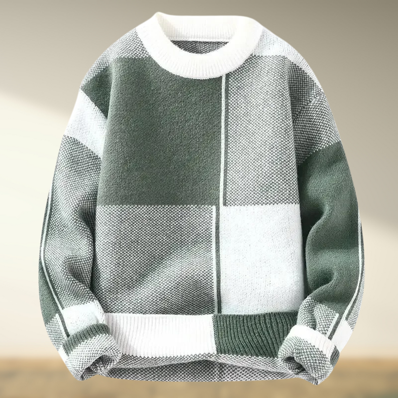 Zharif – Round Neck and Long Sleeves Sweater