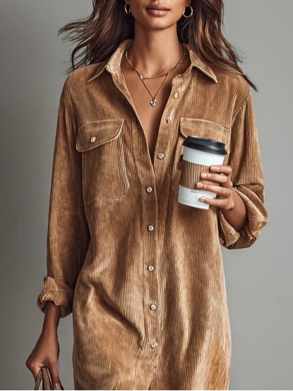 Zilke – Shirt Dress with Front Pockets