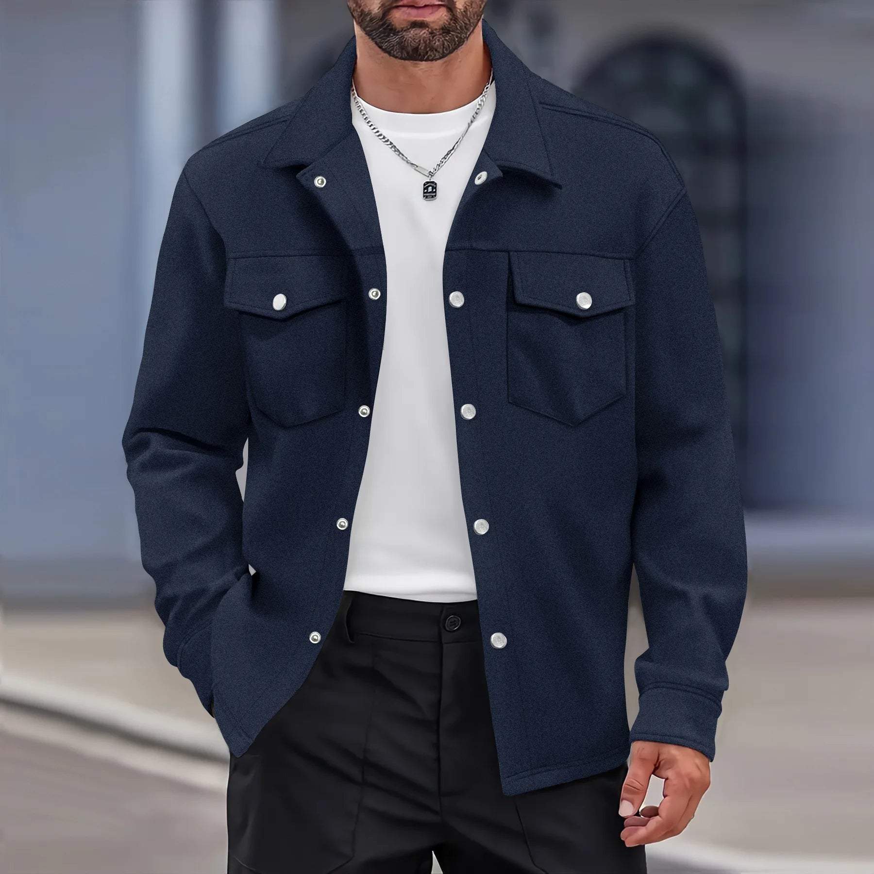 Zimba – Thick Jacket with Two Pockets and Long Sleeves