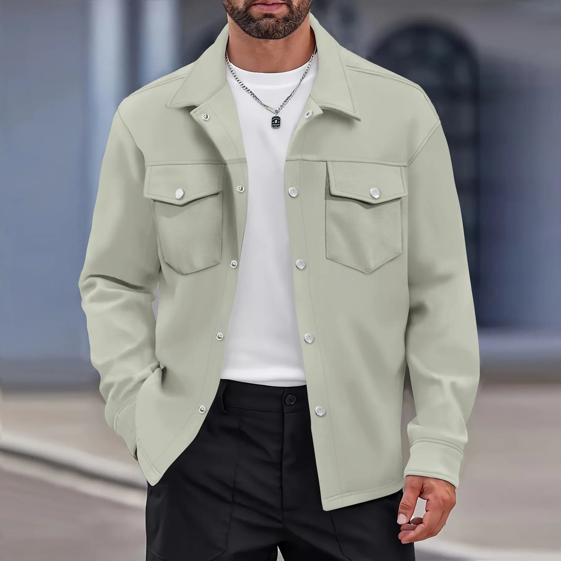 Zimba – Thick Jacket with Two Pockets and Long Sleeves