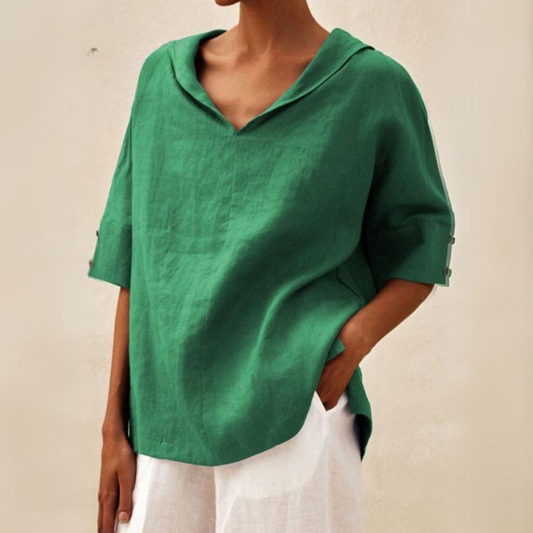 Zoe - Casual, Loszittende Blouse