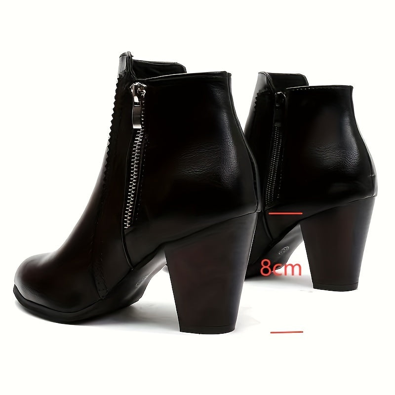 Zofie – Sandale élégante à talon haut avec fermeture éclair latérale