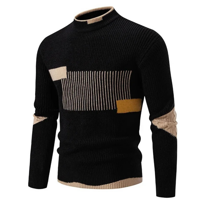 Zohir – Knitted Sweater with High Collar