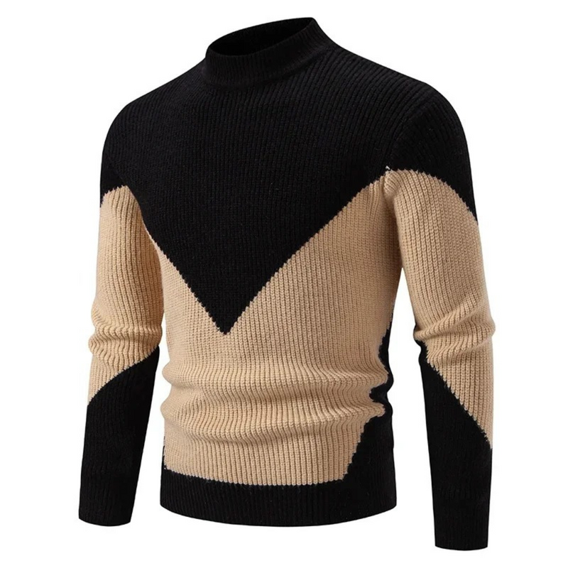 Zohir – Knitted Sweater with High Collar