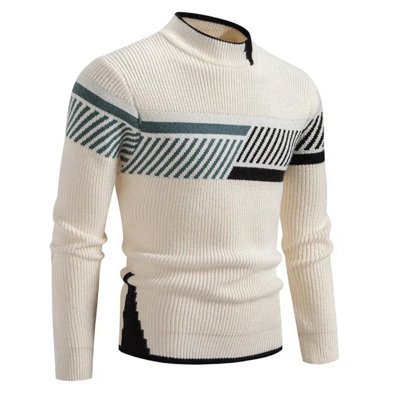 Zohir – Knitted Sweater with High Collar