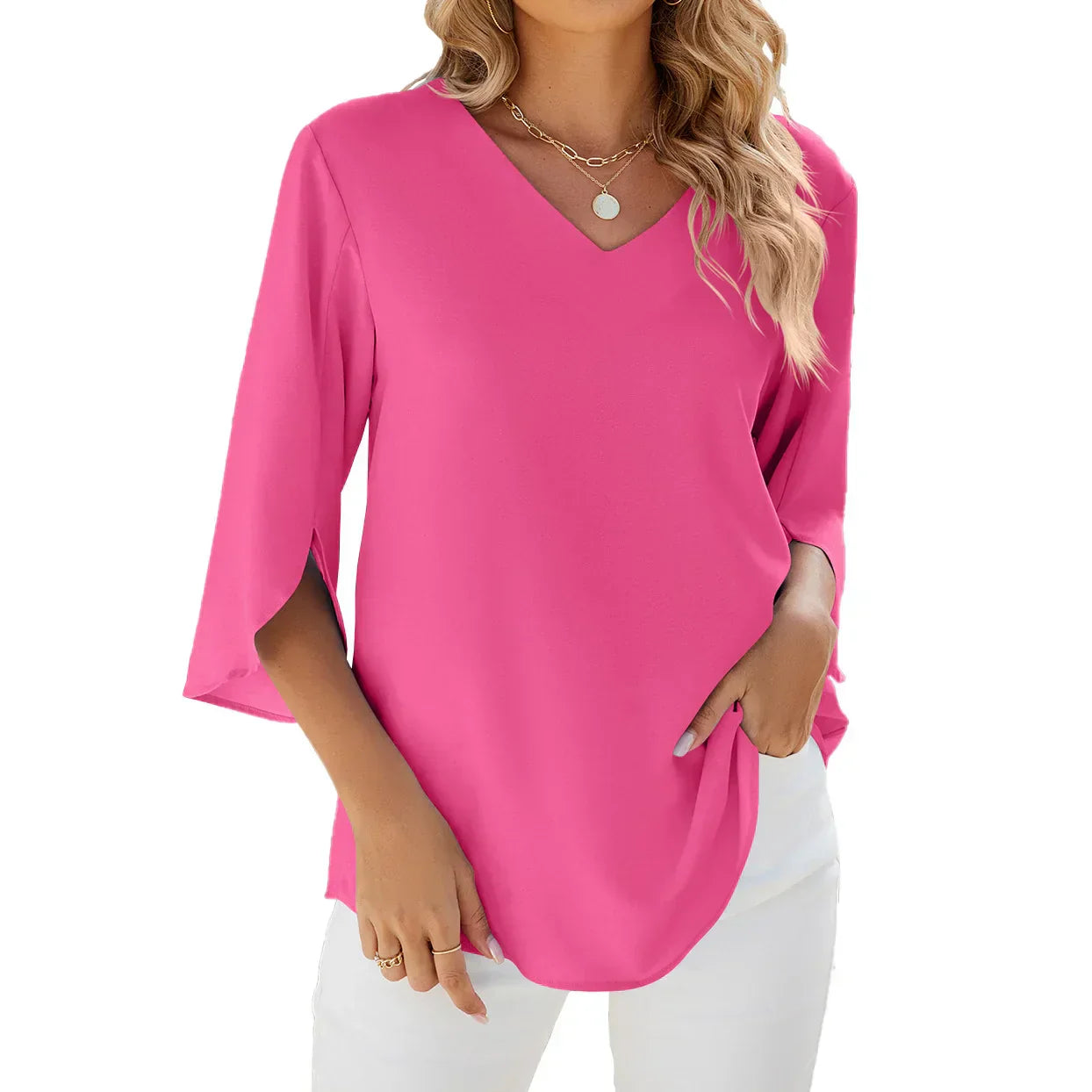Zuella - Blouse met V-hals