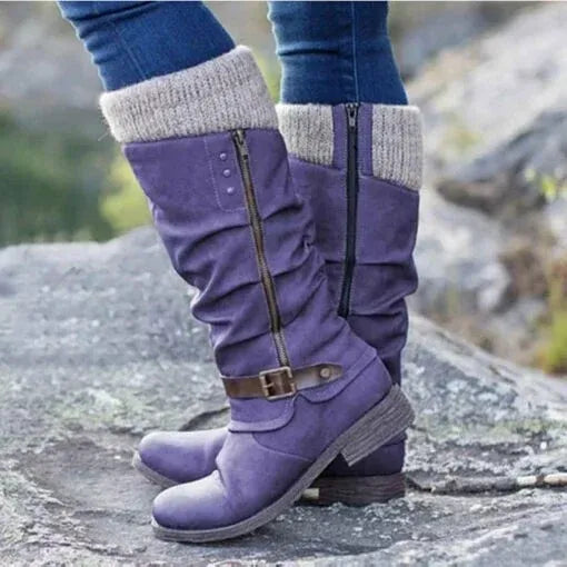 Zymara – Ankle Boots with Side Zipper