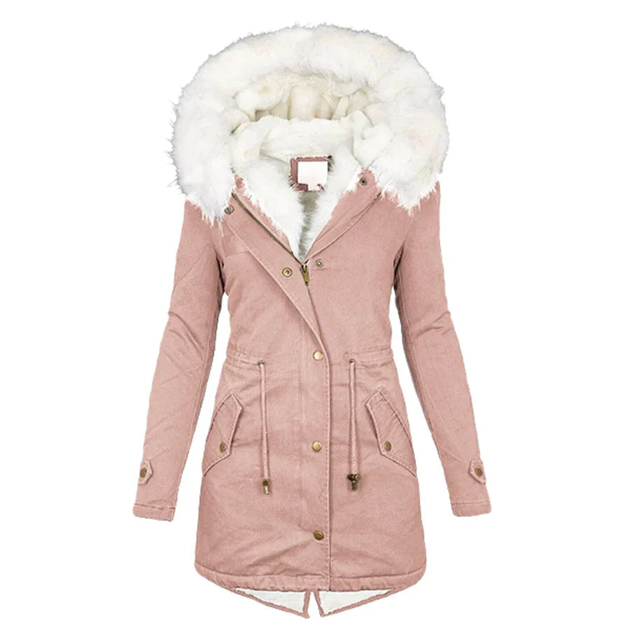 Alfreda – Winterjacke mit Fellfutter