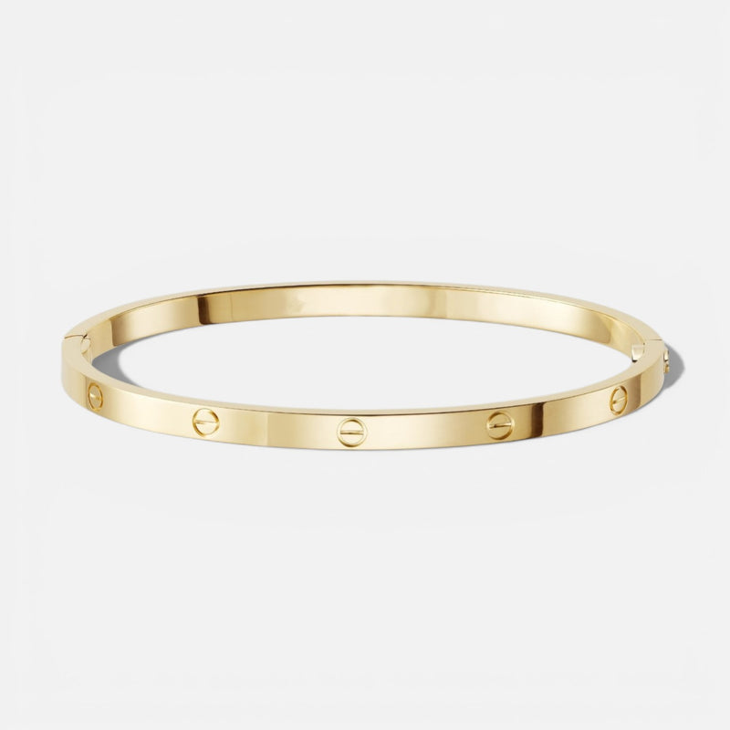 Valence Slim Screw Love Bracelet