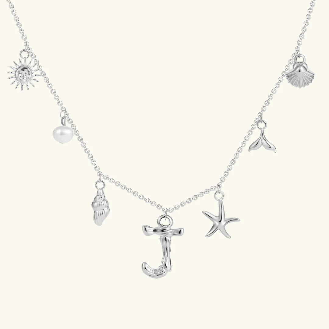 Stridr Edge Ocean Initial Necklace