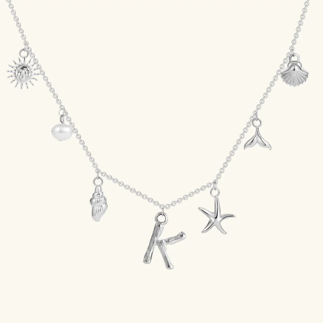 Stridr Edge Ocean Initial Necklace