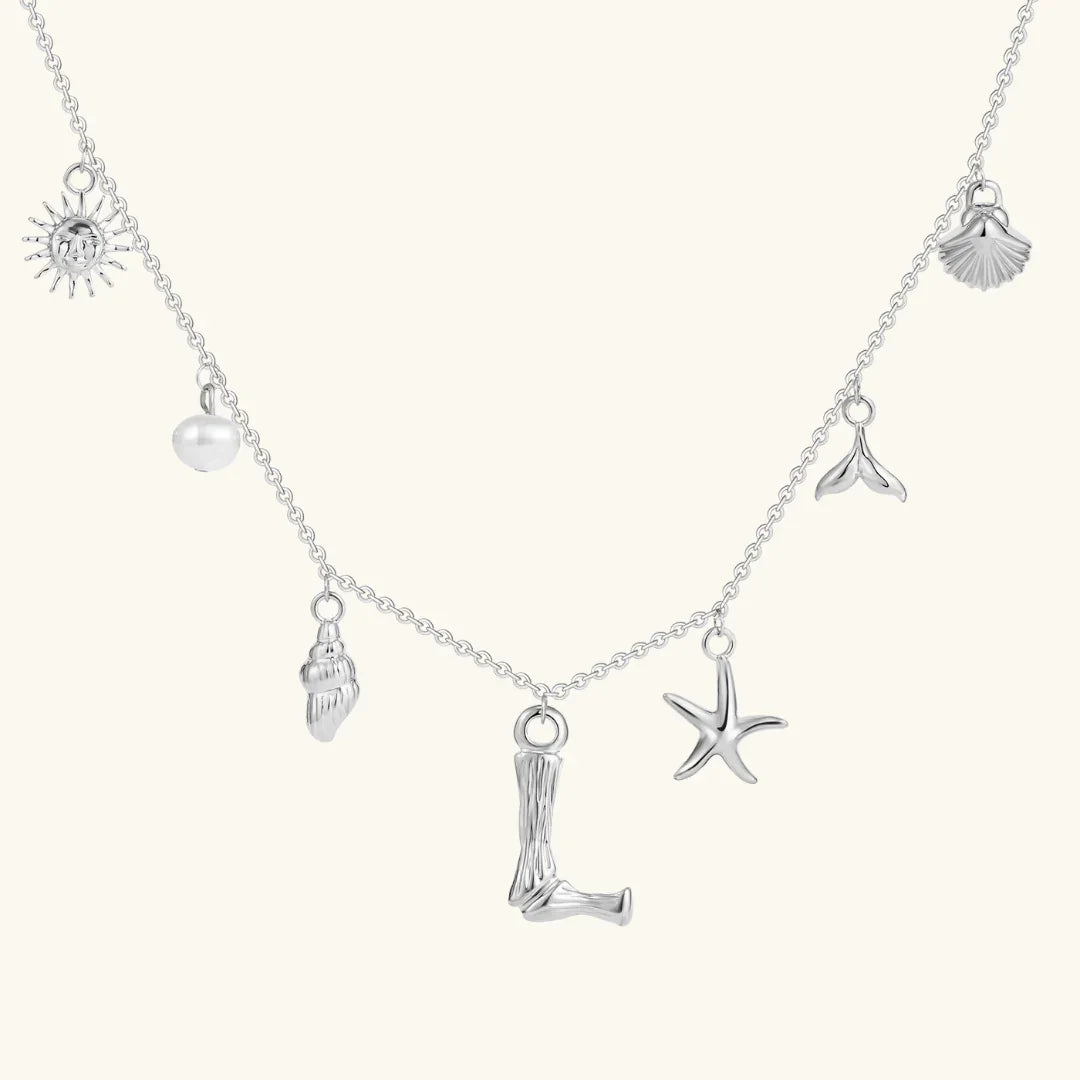 Stridr Edge Ocean Initial Necklace