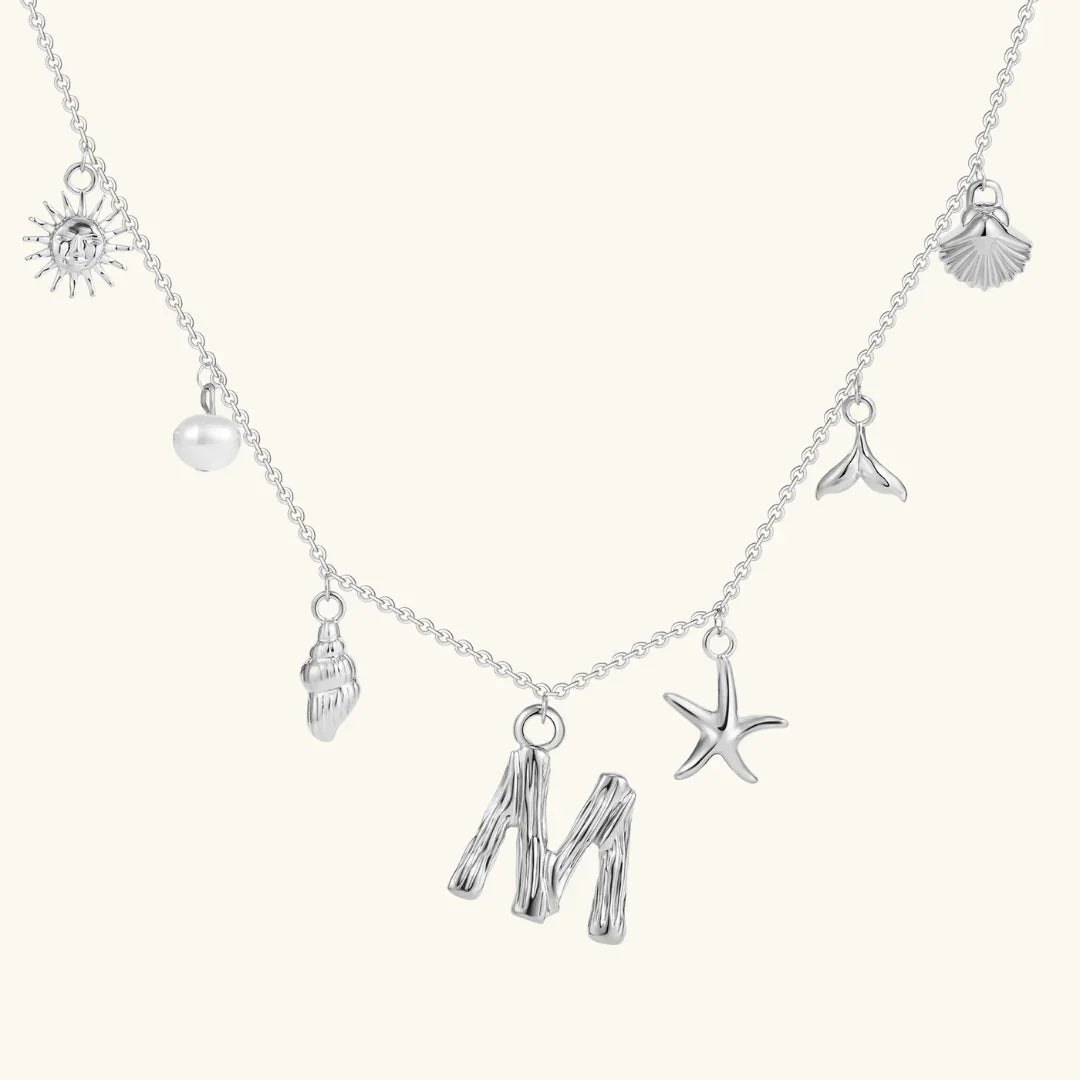 Stridr Edge Ocean Initial Necklace