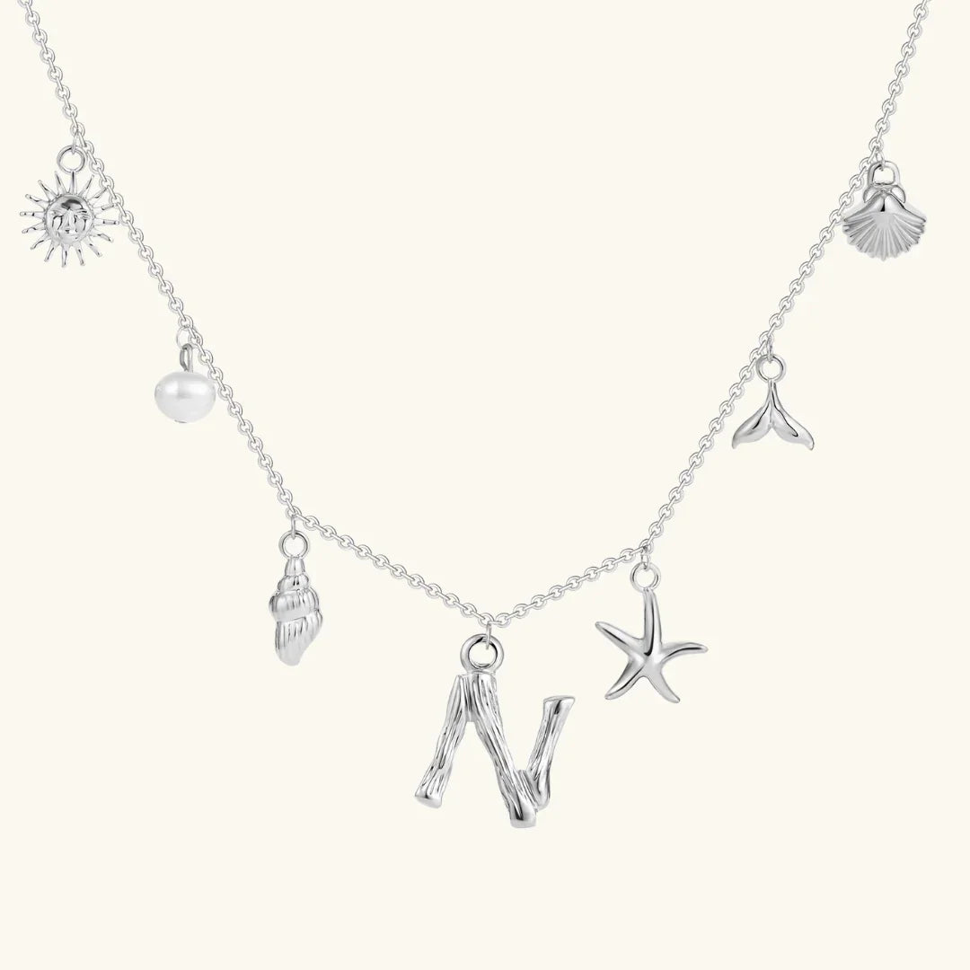Stridr Edge Ocean Initial Necklace