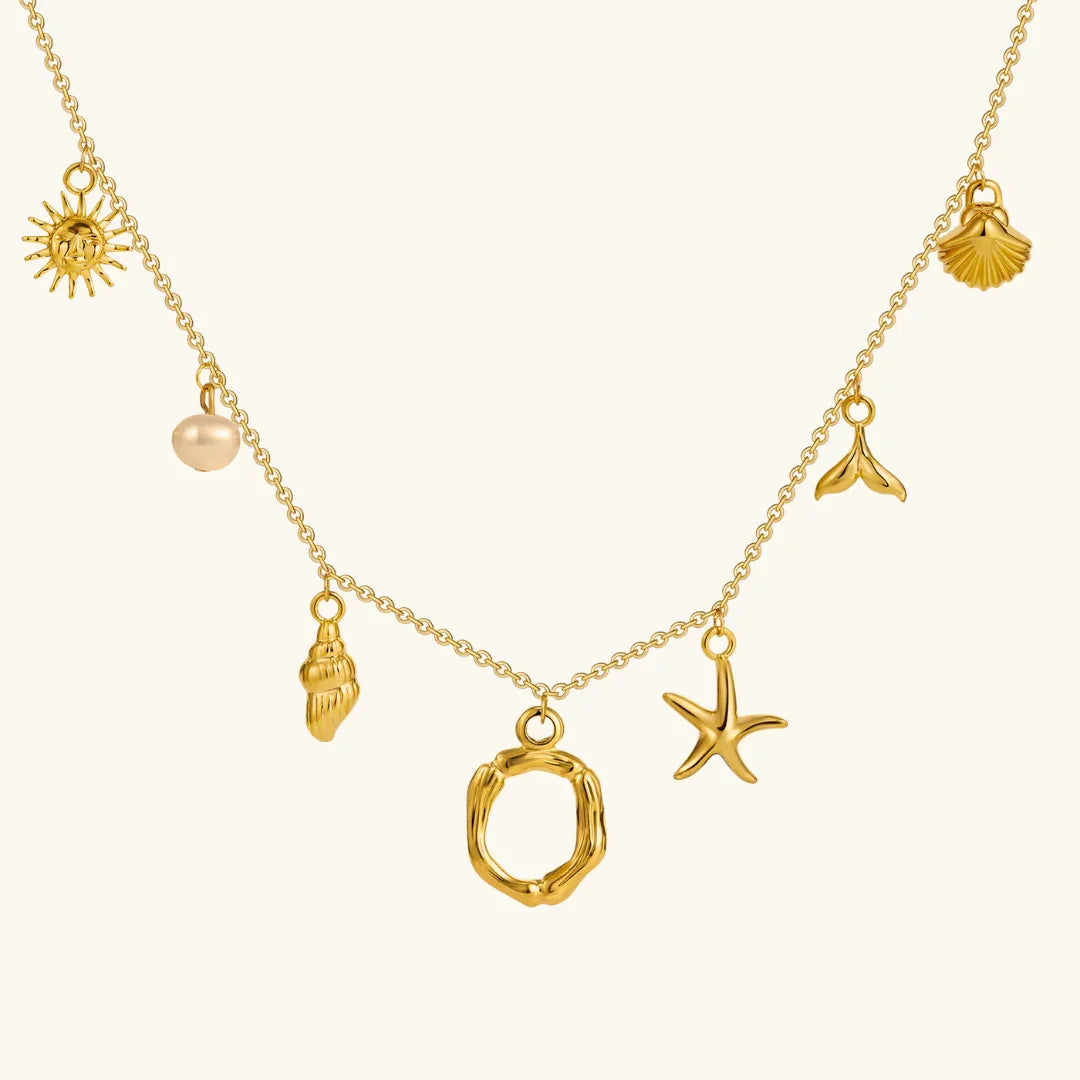 Stridr Edge Ocean Initial Necklace