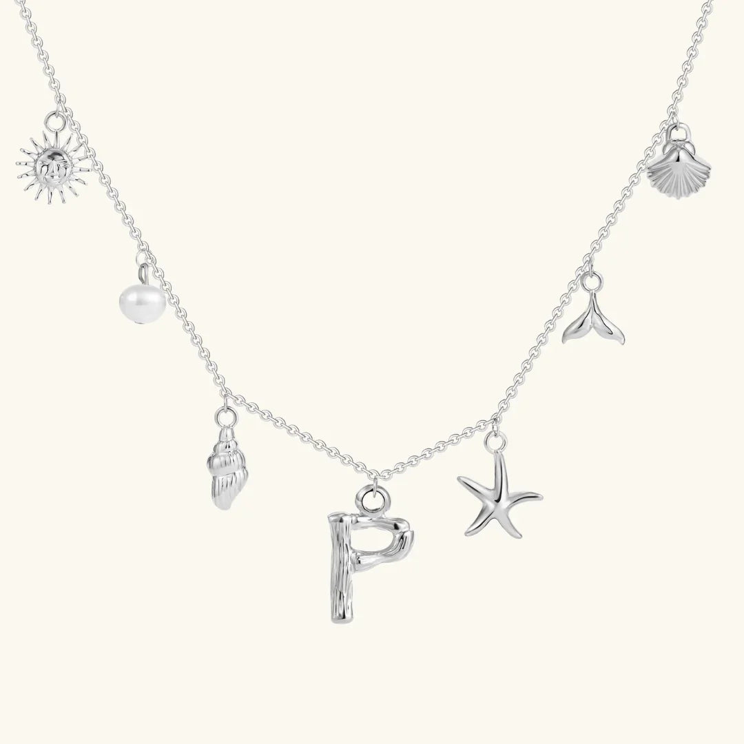 Stridr Edge Ocean Initial Necklace