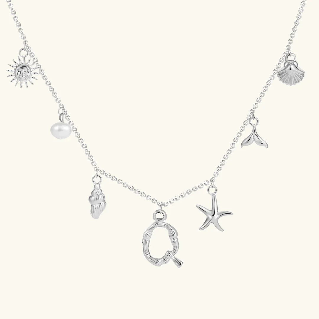 Stridr Edge Ocean Initial Necklace