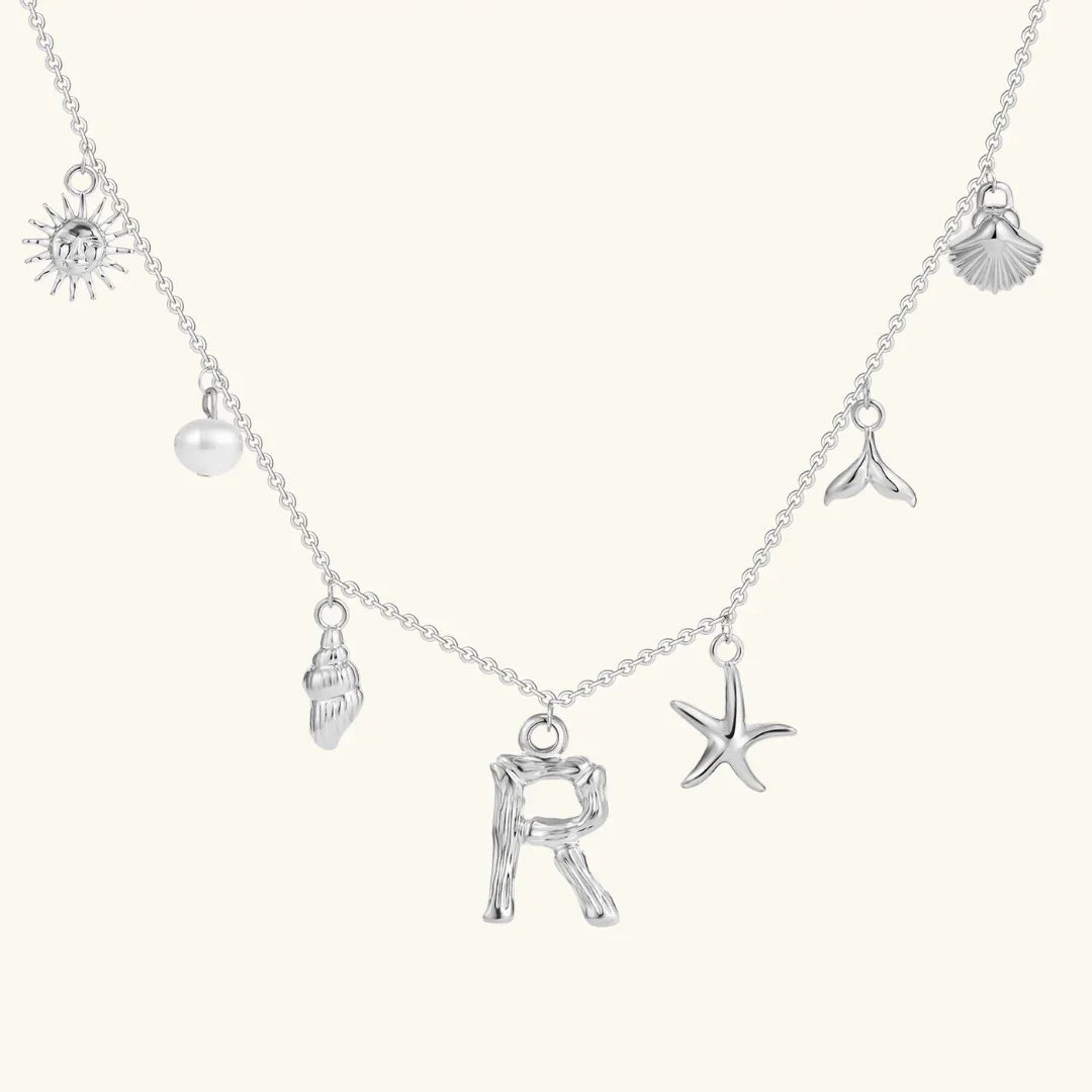 Stridr Edge Ocean Initial Necklace