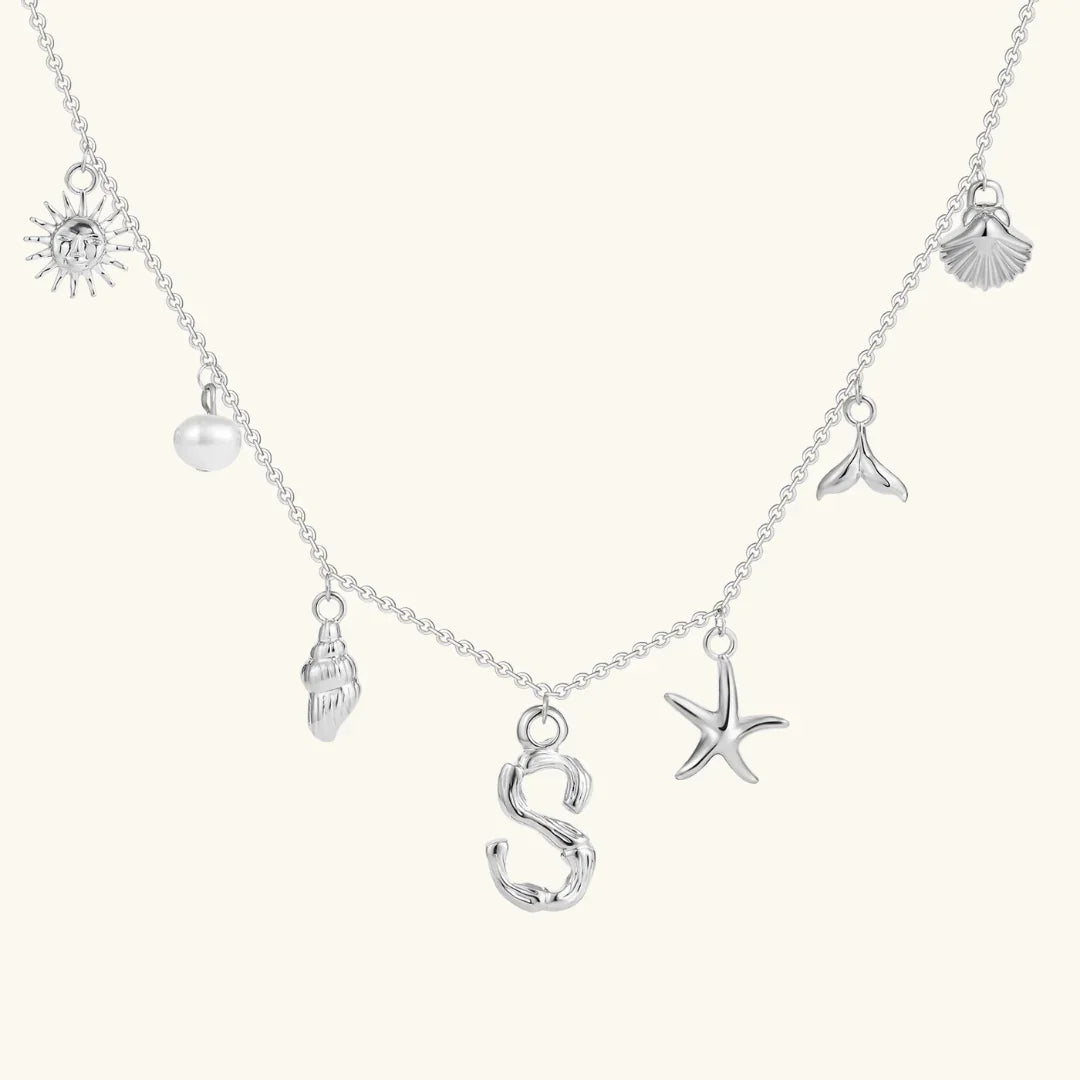 Stridr Edge Ocean Initial Necklace