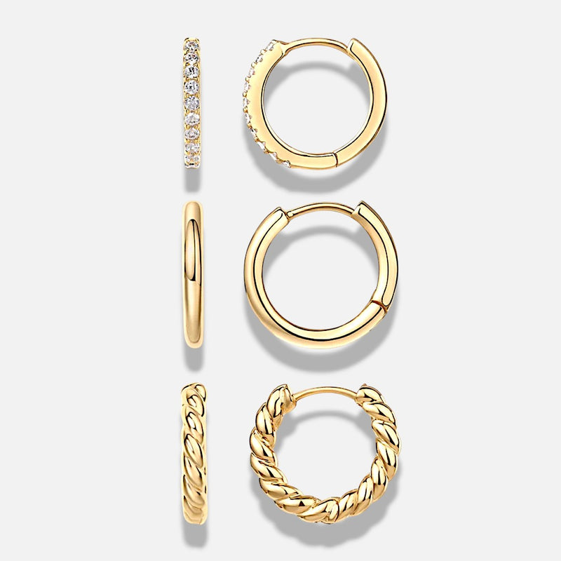 Trivelle Hoop Earring Set