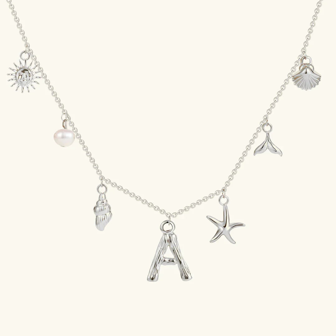 Stridr Edge Ocean Initial Necklace