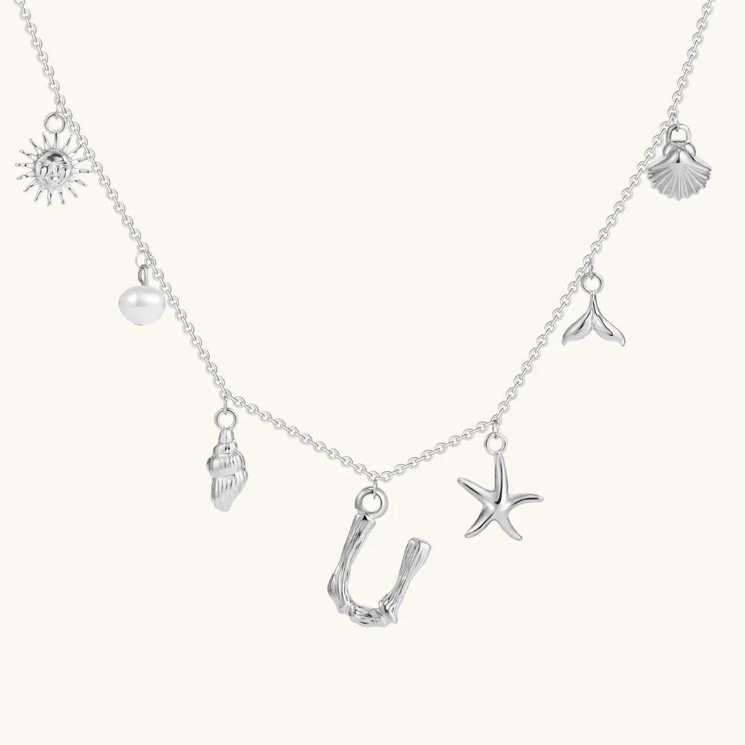 Stridr Edge Ocean Initial Necklace