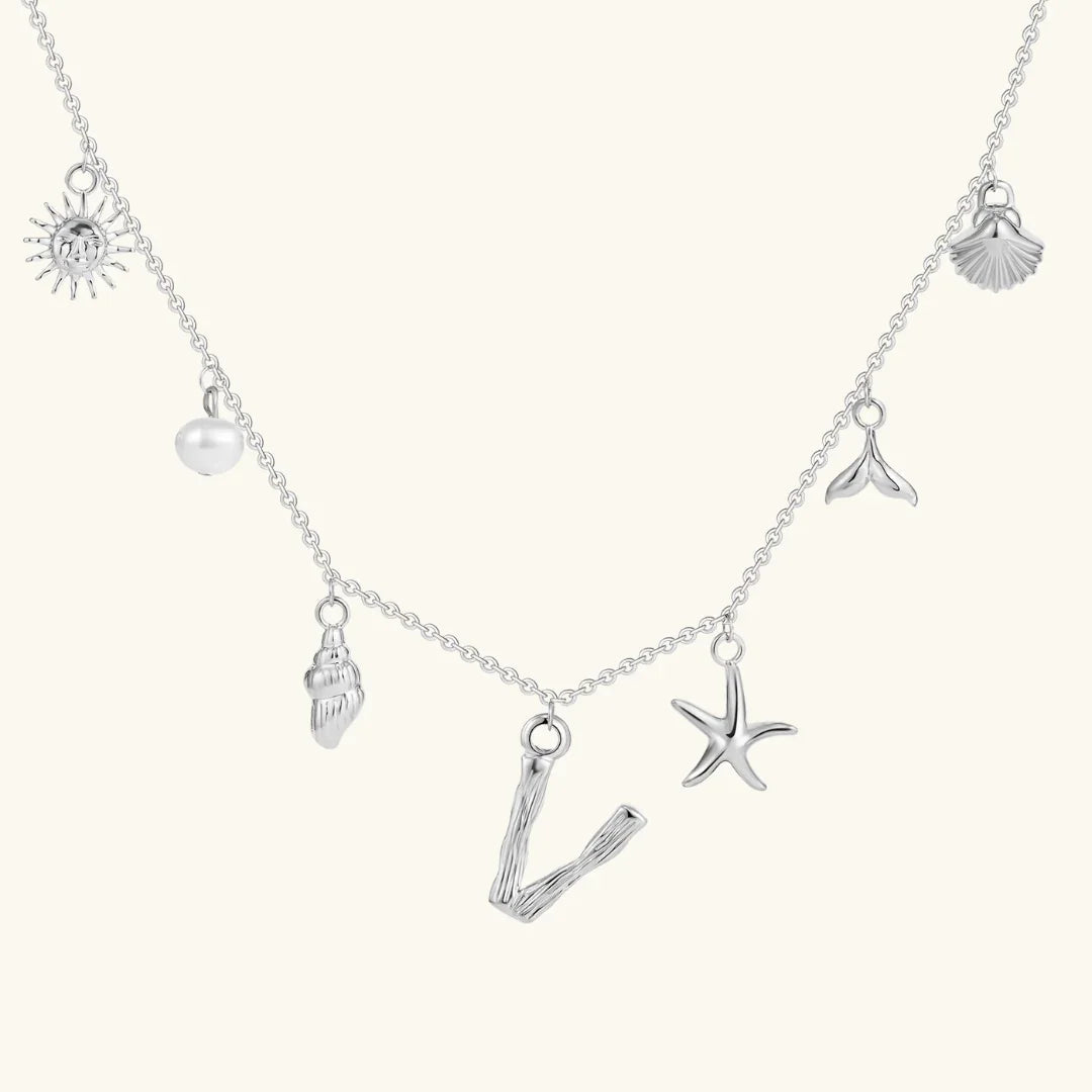 Stridr Edge Ocean Initial Necklace