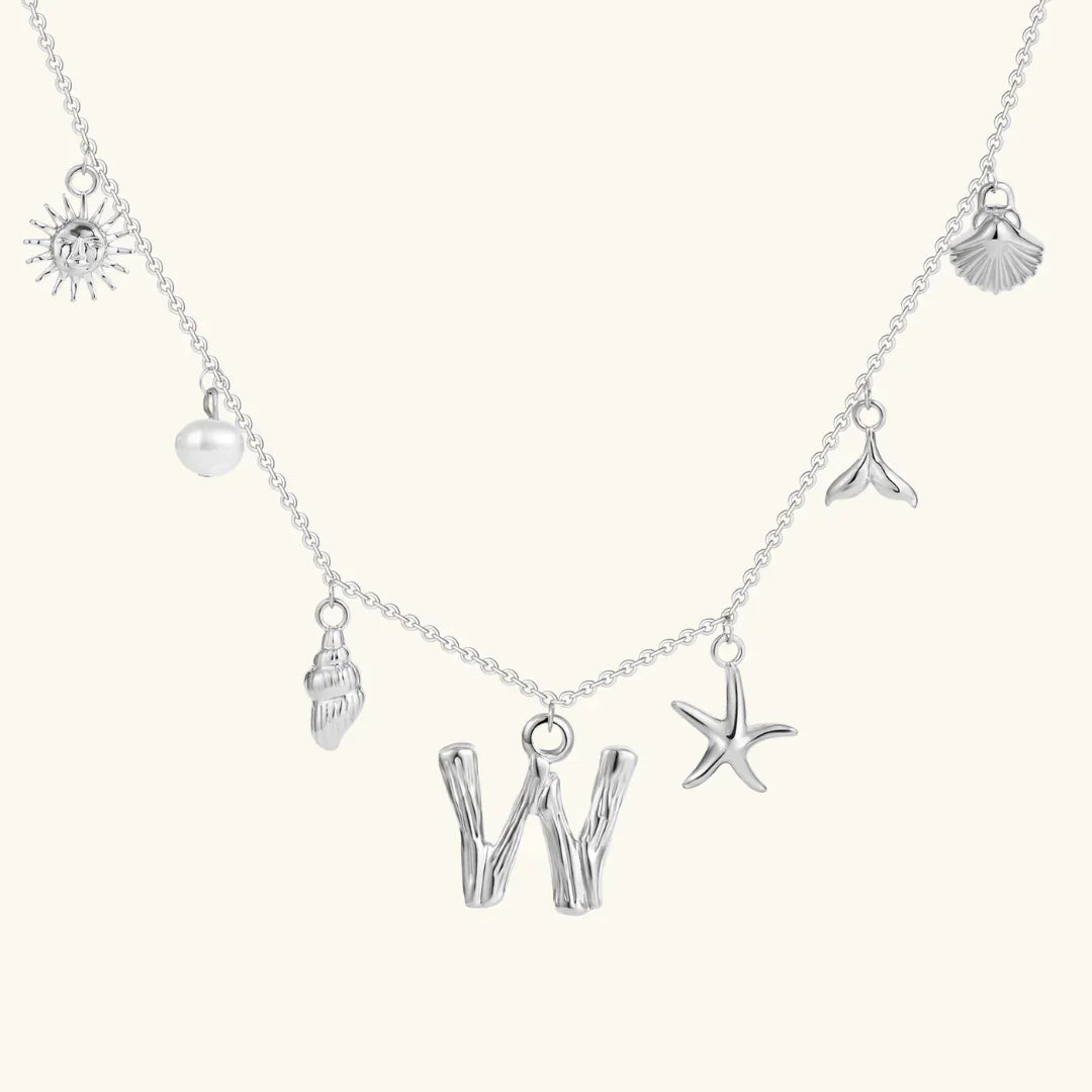 Stridr Edge Ocean Initial Necklace