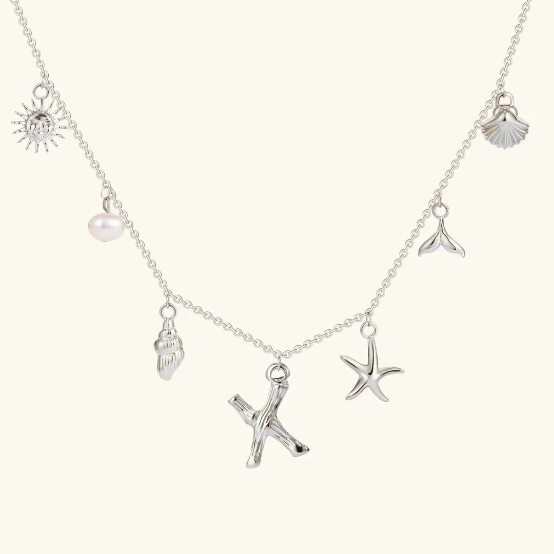 Stridr Edge Ocean Initial Necklace