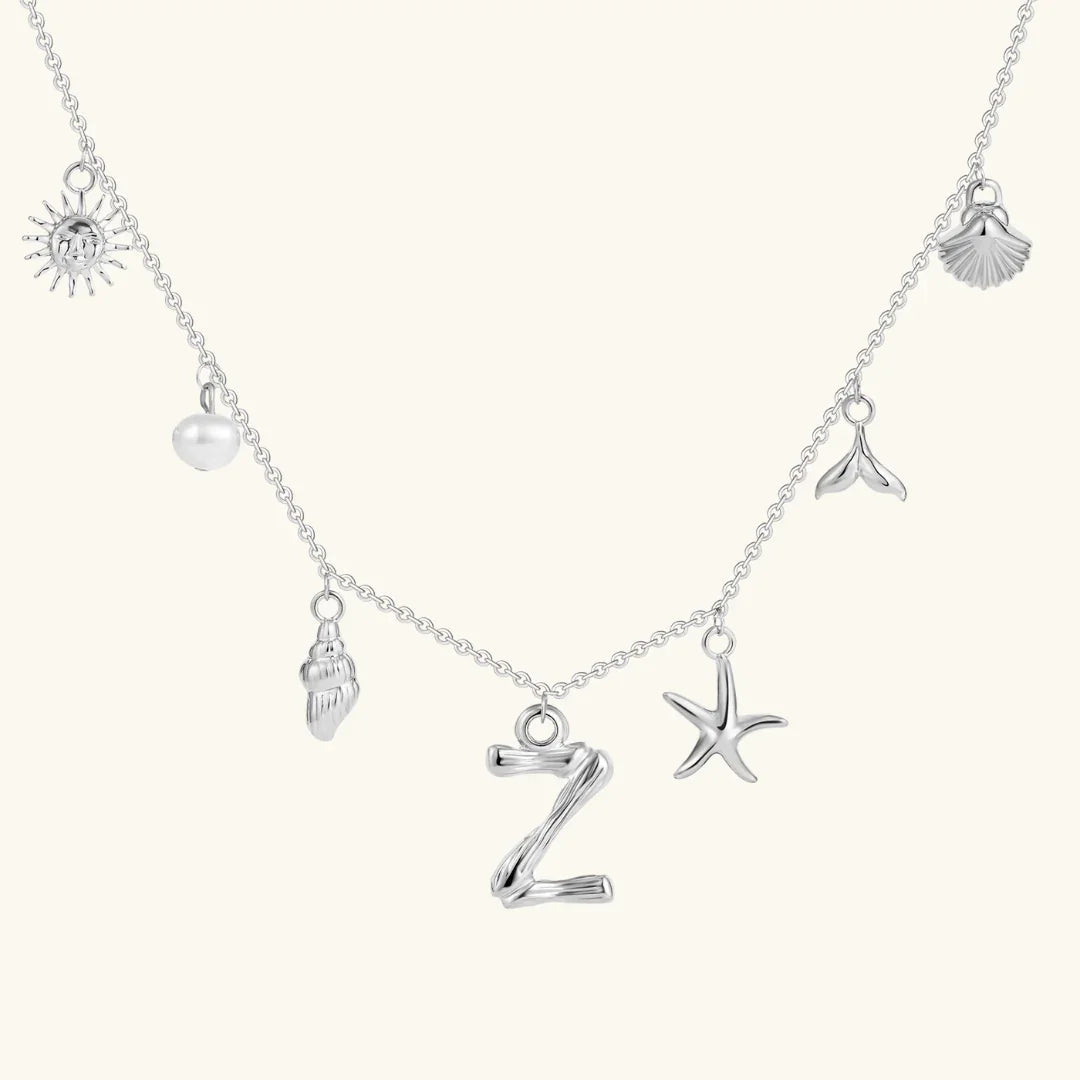 Stridr Edge Ocean Initial Necklace