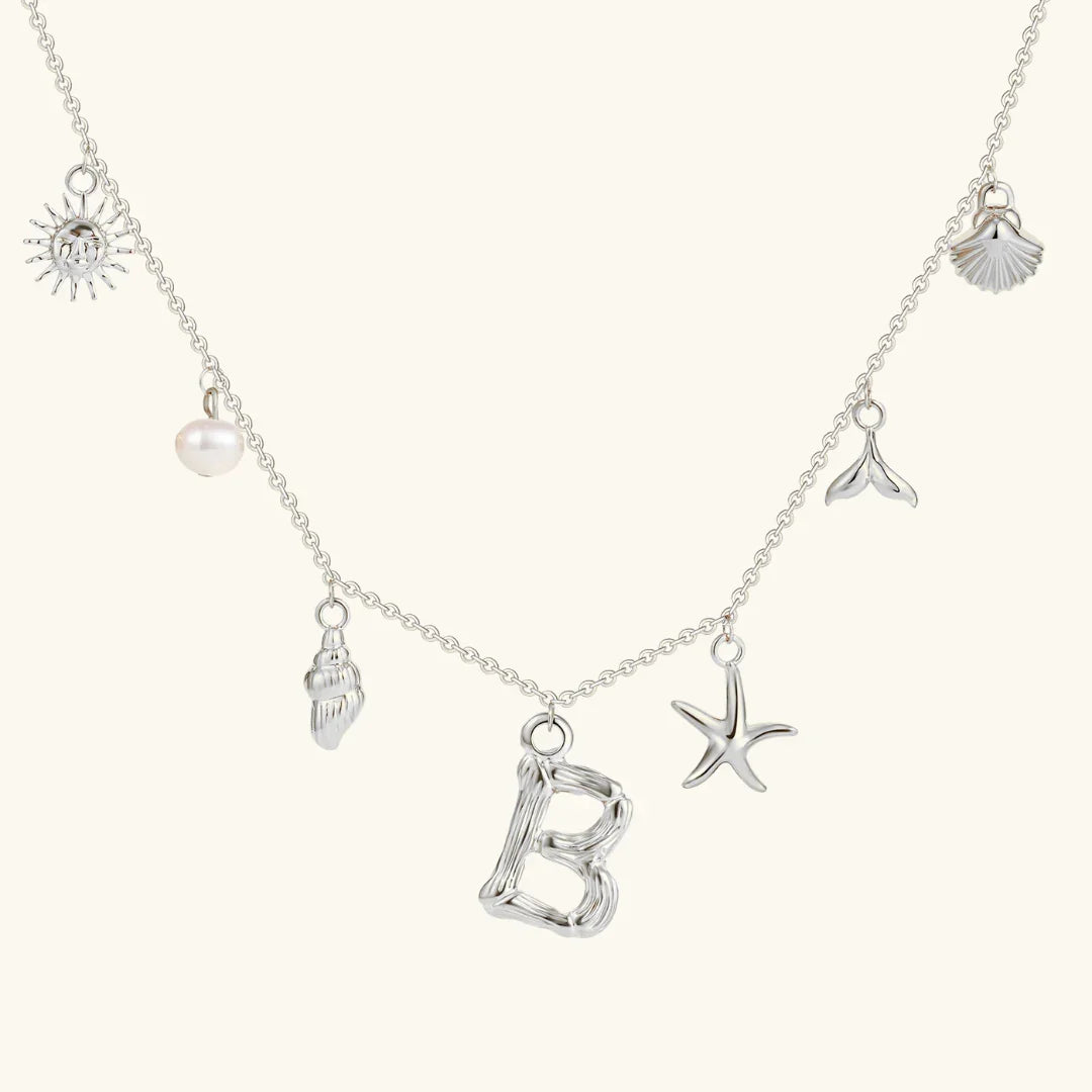 Stridr Edge Ocean Initial Necklace