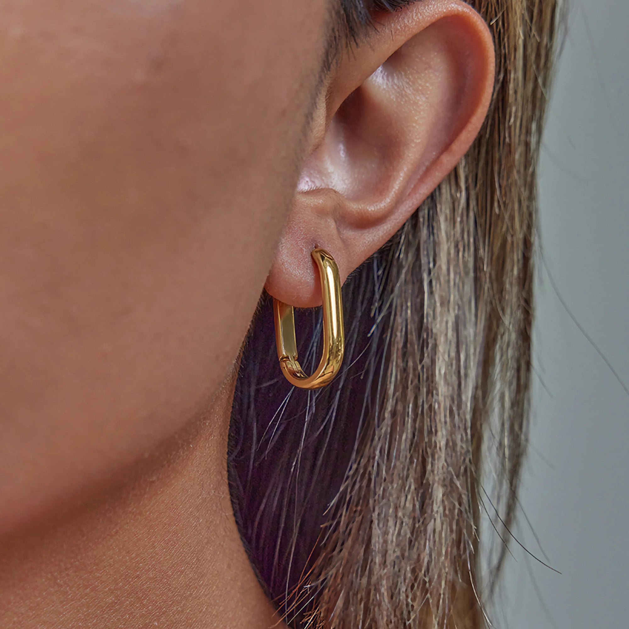 Clarabelle Staple Gold Creolen Set