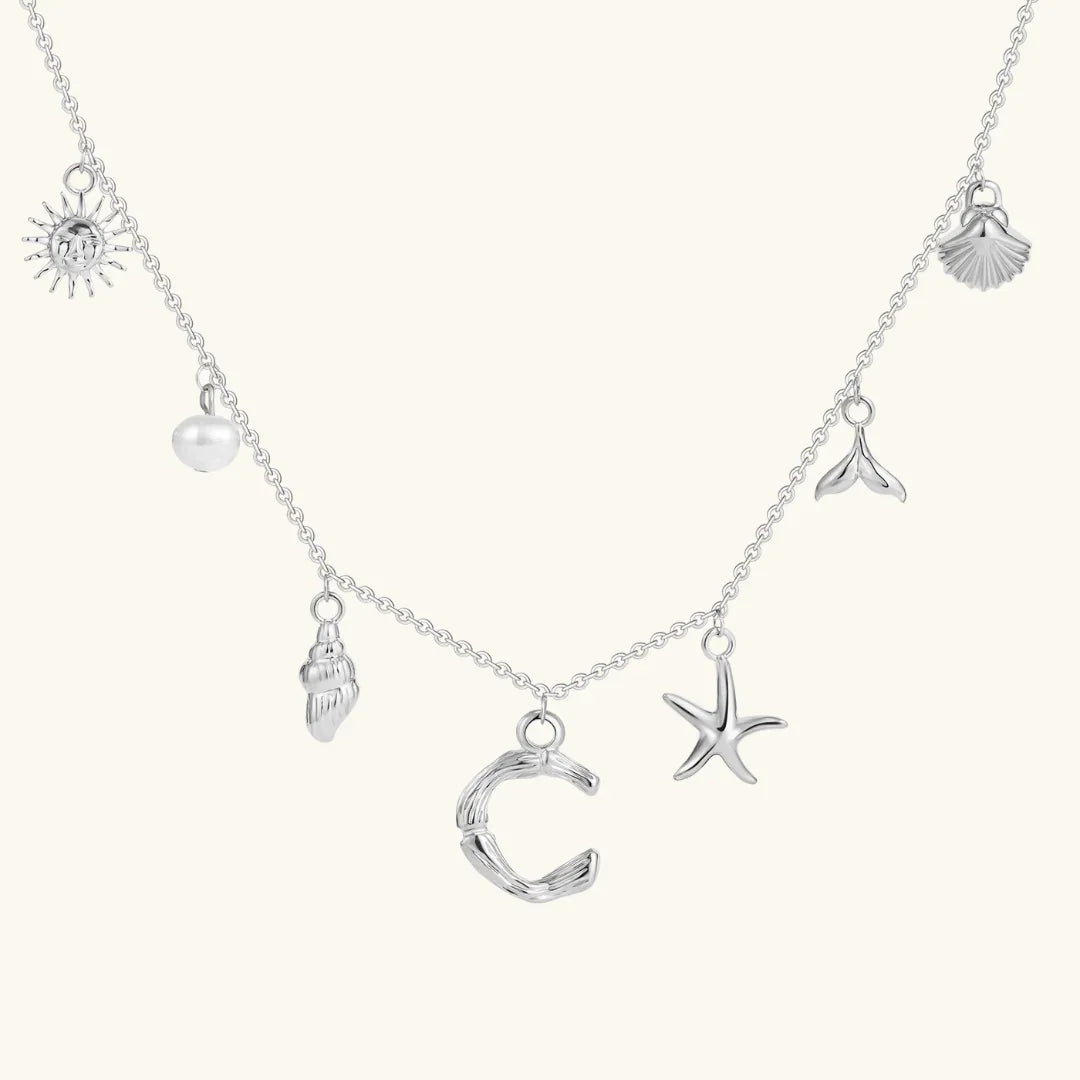 Stridr Edge Ocean Initial Necklace