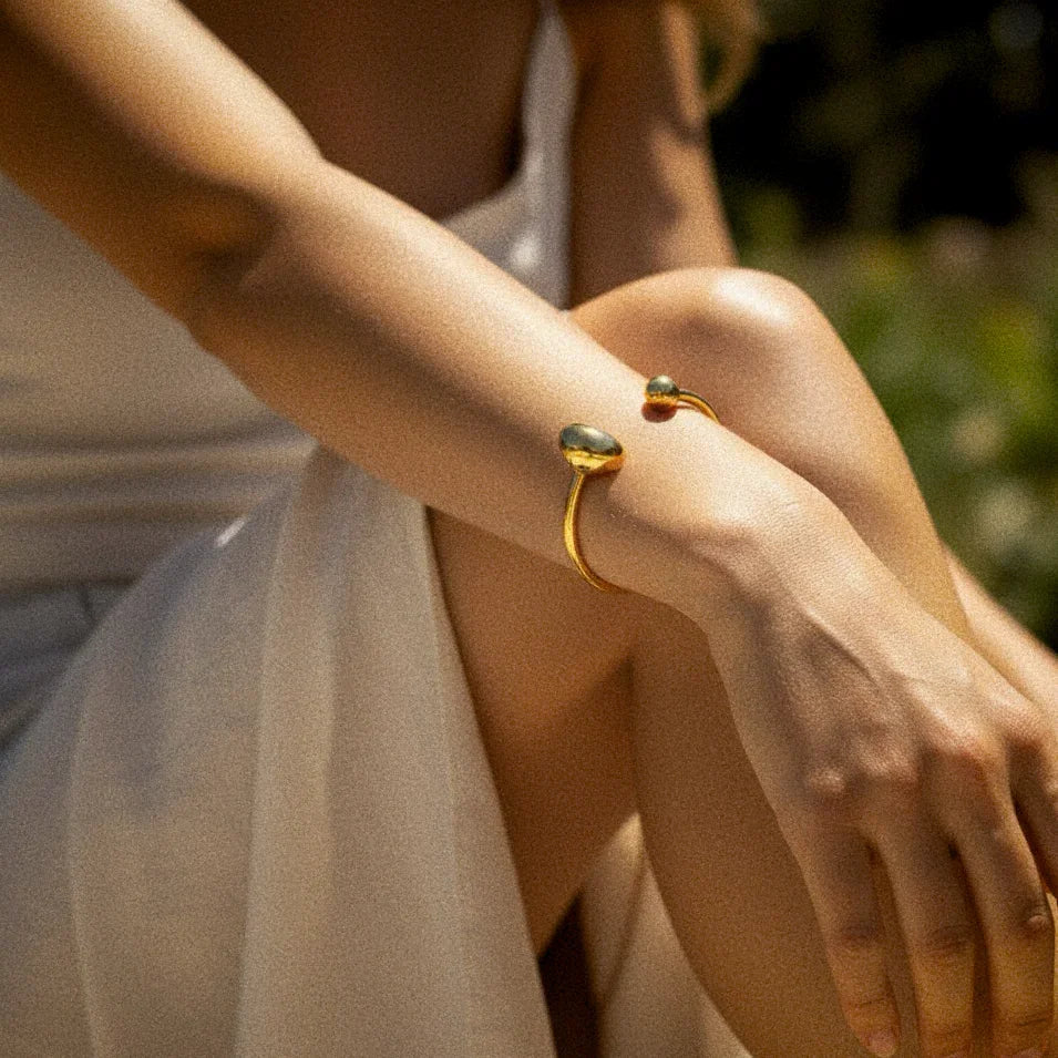 Mallory minimalistische gouden armband