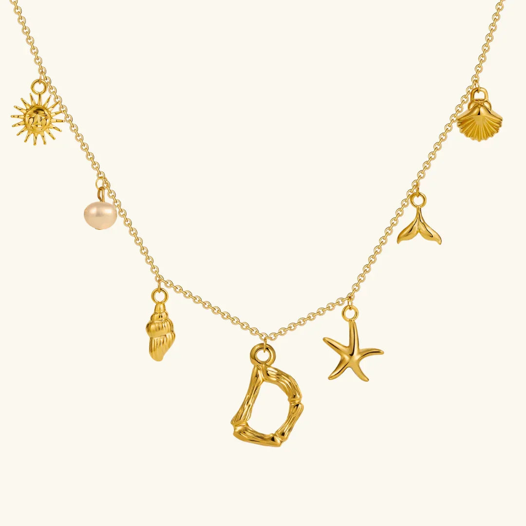 Stridr Edge Ocean Initial Necklace