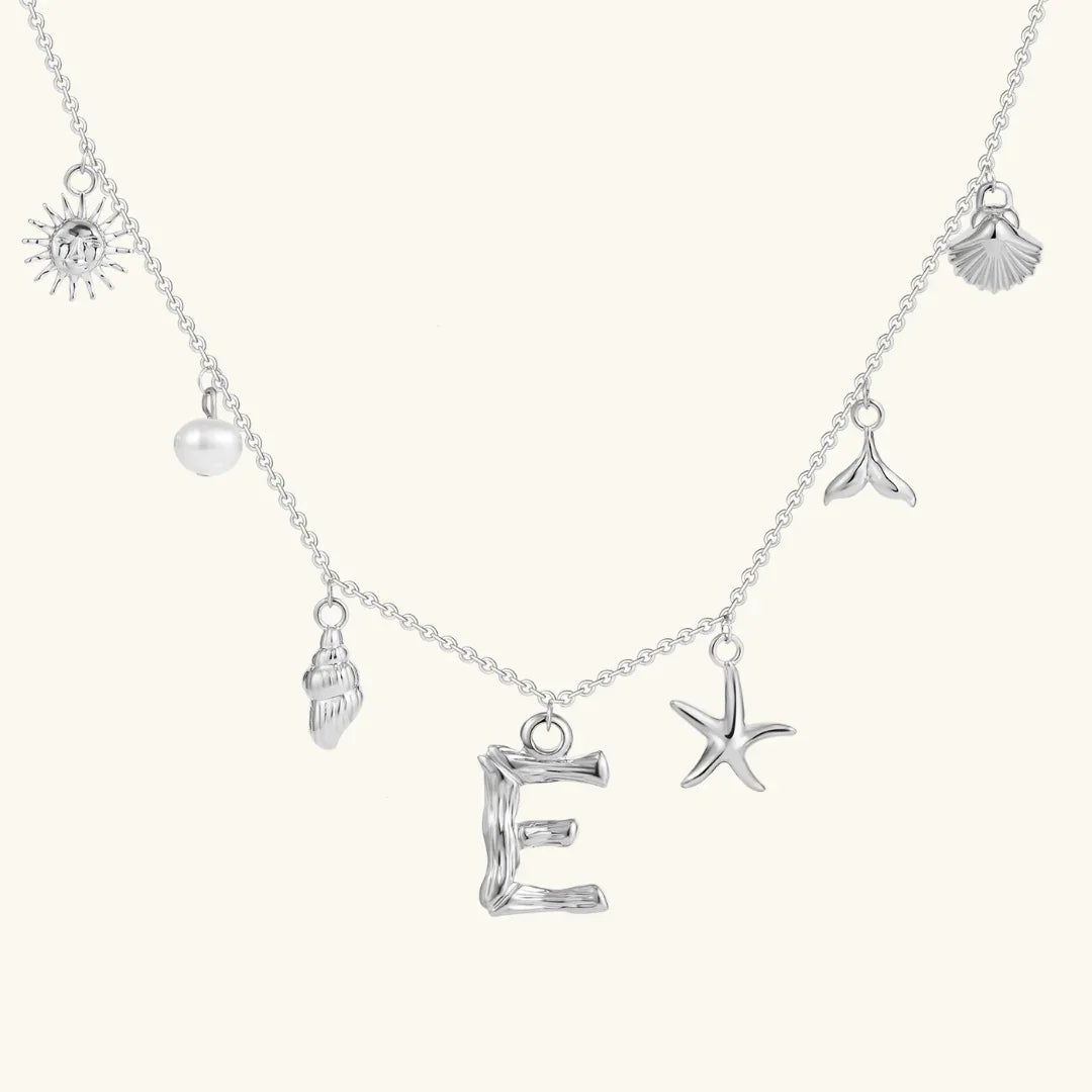 Stridr Edge Ocean Initial Necklace