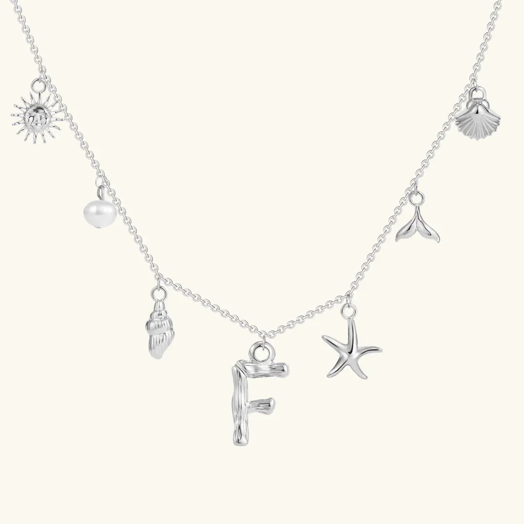 Stridr Edge Ocean Initial Necklace