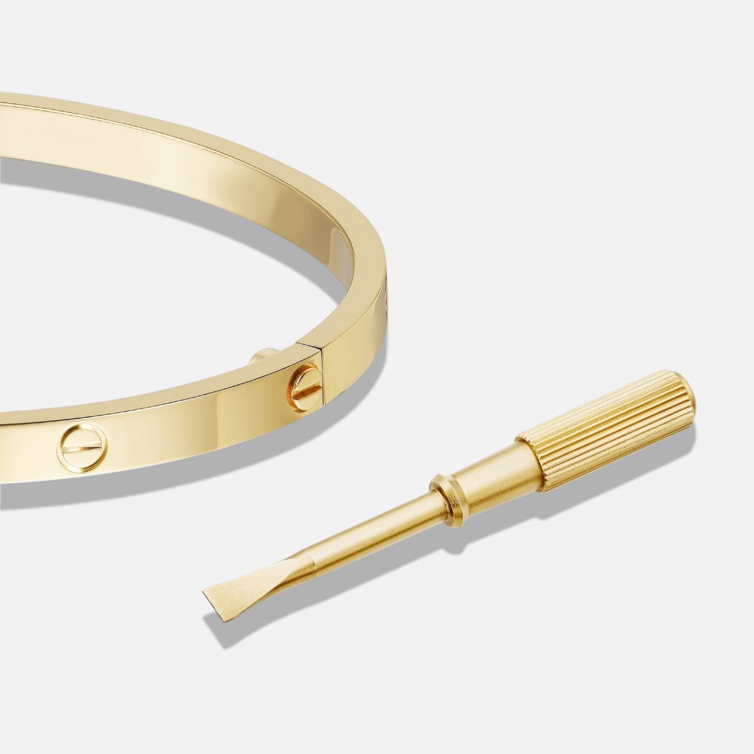 Valence Slim Screw Love Bracelet