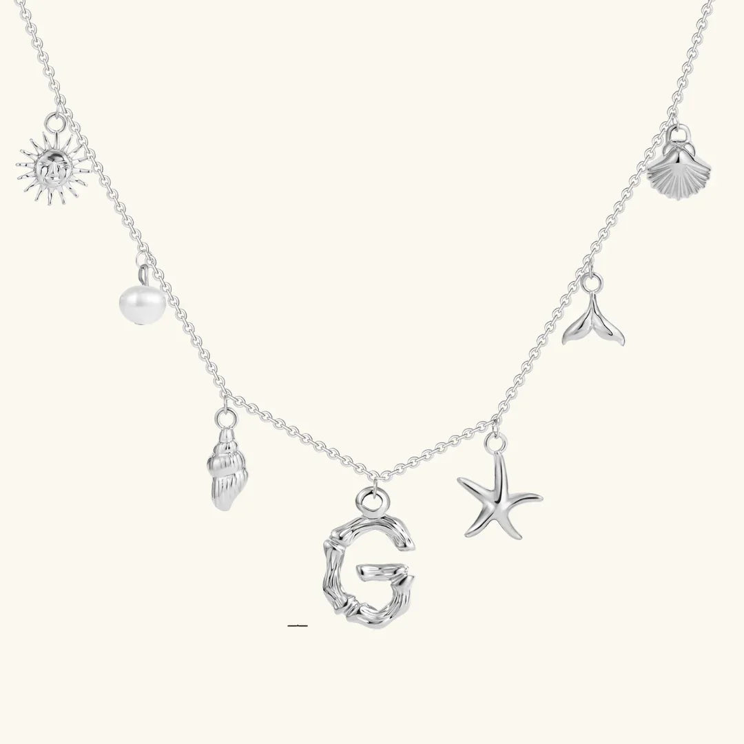 Stridr Edge Ocean Initial Necklace