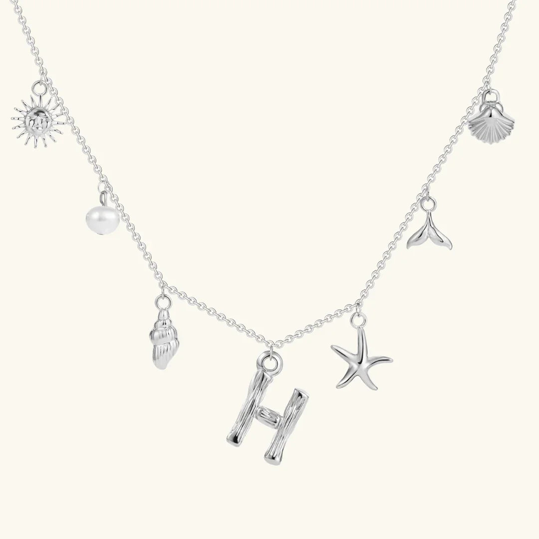 Stridr Edge Ocean Initial Necklace