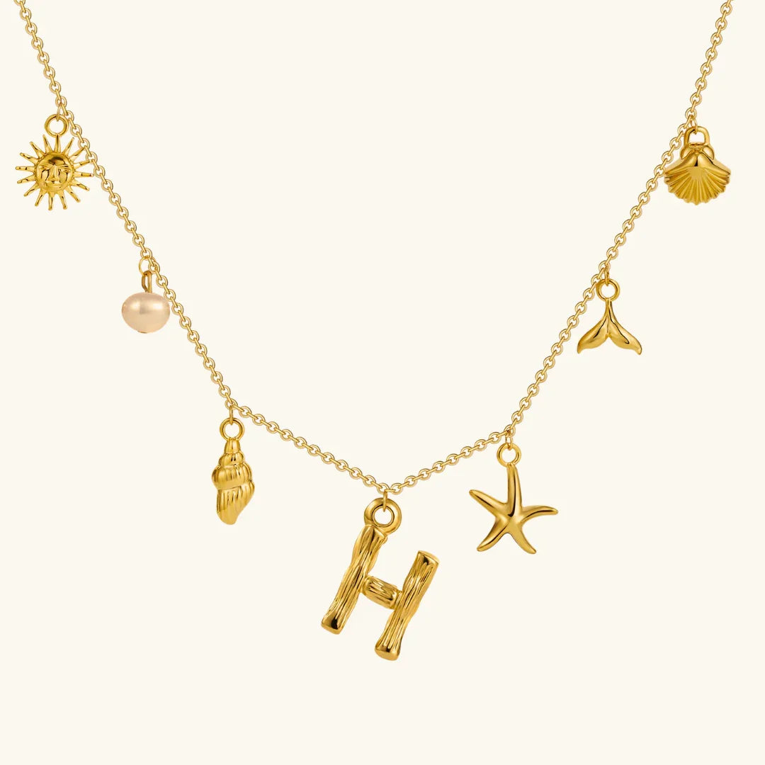 Stridr Edge Ocean Initial Necklace