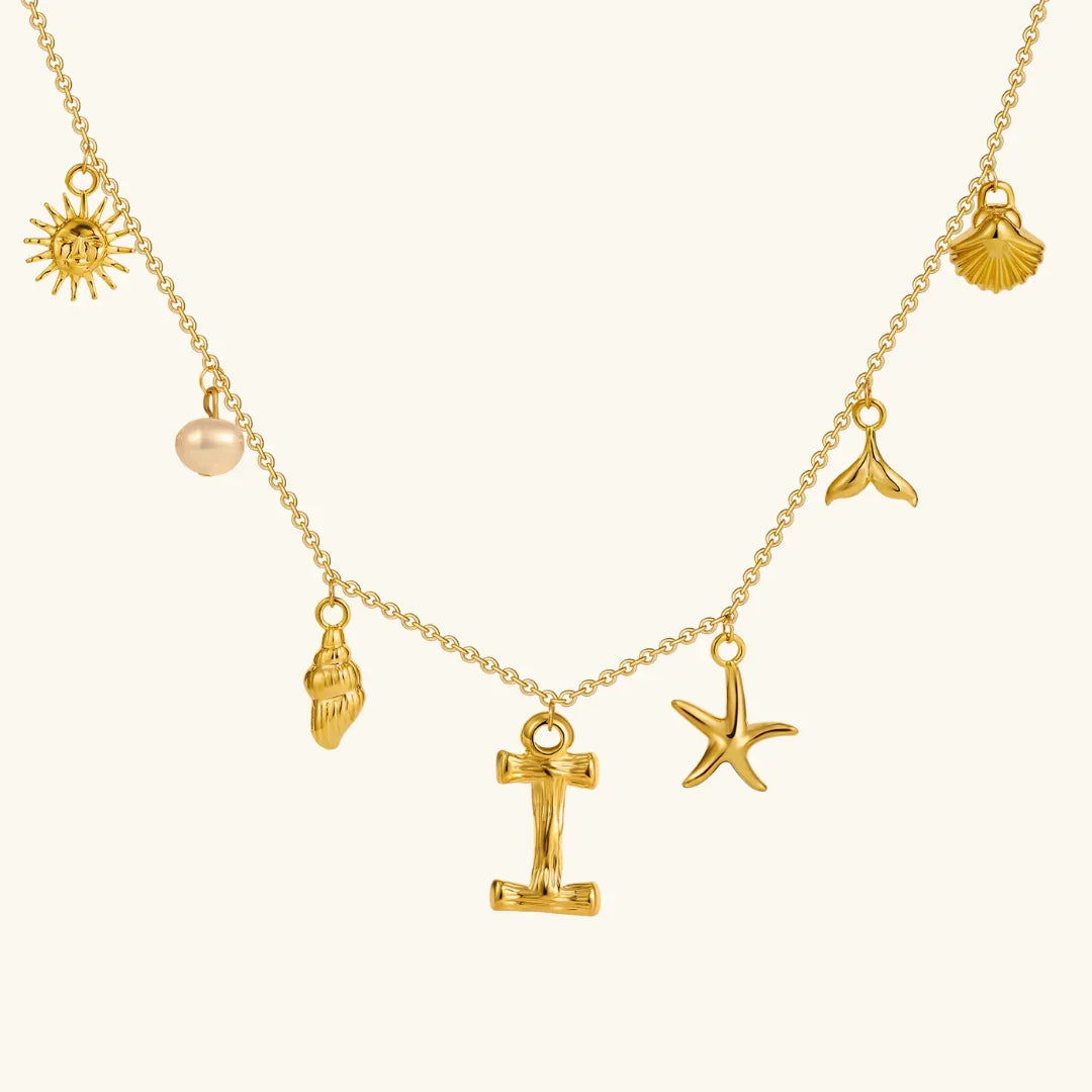 Stridr Edge Ocean Initial Necklace